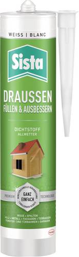 Sista SLOWS Sanitär-Silikon Herstellerfarbe Weiß SLOWS 280ml von Sista