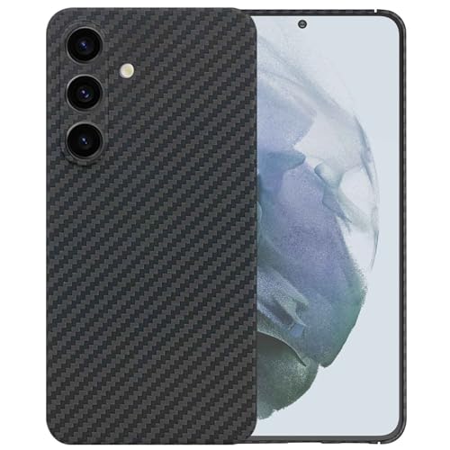 Sisyphy Aramidfaser-Schutzhülle für Samsung Galaxy S24 Plus 5G mit Kohlefaser-Textur, superdünne Schutzhülle, weich, robust, langlebig, Snap-On-Rückseite, kabelloses Laden S24PB15 Sisyphy Aramidfaser-Schutzhülle für Samsung Galaxy S24 Plus 5G mit Kohlefaser-Textur, superdünne Schutzhülle, weich, robust, langlebig, Snap-On-Rückseite, kabelloses Laden S24PB15 von Sisyphy