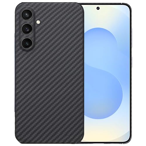 Sisyphy Aramidfaser-Schutzhülle für Samsung Galaxy S25 Plus 5G mit Kohlefaser-Textur, superdünne Schutzhülle, weich, robust, langlebig, Snap-On-Rückseite, kabelloses Laden Sisyphy Aramidfaser-Schutzhülle für Samsung Galaxy S25 Plus 5G mit Kohlefaser-Textur, superdünne Schutzhülle, weich, robust, langlebig, Snap-On-Rückseite, kabelloses Laden von Sisyphy