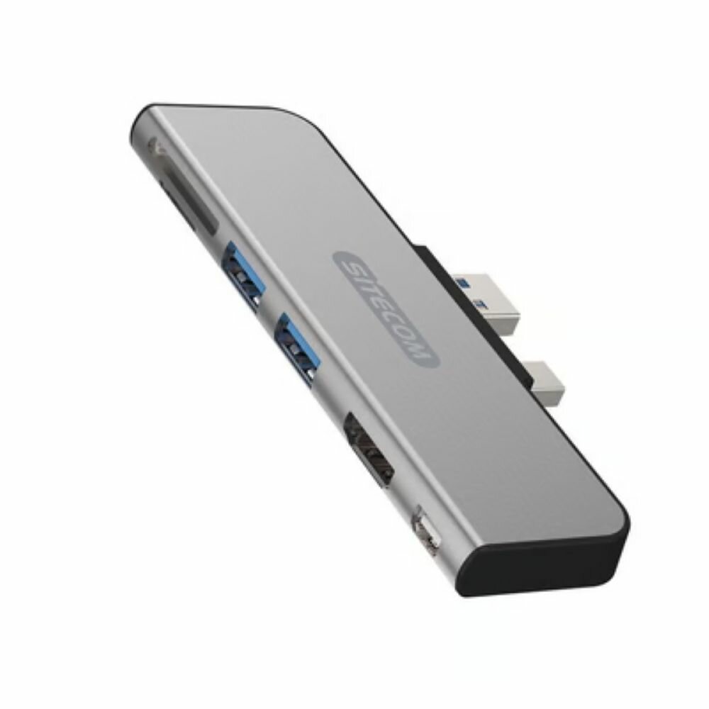 Sitecom Adapter "CN-416", 6-in-2, für Microsoft Surface Pro 4/5/6 (00192404) von Sitecom