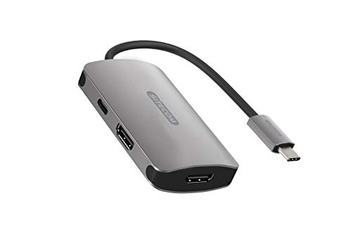 Sitecom CN-398 | USB-C auf 2X HMDI Adapter Hub mit USB-C Power Delivery - für MacBook Pro/Air, Chromebook und weitere USB Typ C Geräte von Sitecom