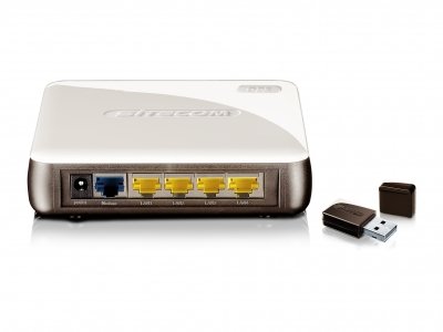 Sitecom WLK-2000 WLAN Kit DSL Router 300N X2 + WLAN Stick WiFi Adapter 300Mbit/s von Sitecom