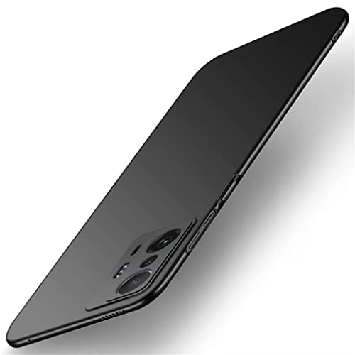 Sitthyw Xiaomi Mi 11T/11T Pro Hülle 5G, Ultra Dünn Ultraleichtes Handyhülle Matte Slim Hart PC Cover mit [Kamera Schutz] Kratzfest Bumper Schutzhülle Hardcase für Xiaomi 11T/11T Pro, Schwarz von Sitthyw