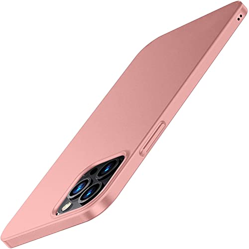 Sitthyw iPhone 13 Hülle Ultra Dünn Matte Handyhülle Slim Hard PC Case Cover Kratzschutz Seidig Matt Hardcase Schlanke Anti-Rutsch Schutzhülle für iPhone 13, 6.1 Zoll - Roségold von Sitthyw