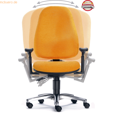 Sitwell Steifensand AG Bürodrehstuhl Lady Fitness m. Armlehne Alu-Fußk Sitwell Steifensand AG Bürodrehstuhl Lady Fitness m. Armlehne Alu-Fußk von Sitwell Steifensand AG