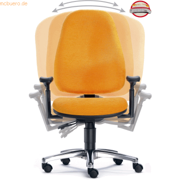 Sitwell Steifensand AG Bürodrehstuhl Lady Fitness m. Armlehne Alu-Fußk Sitwell Steifensand AG Bürodrehstuhl Lady Fitness m. Armlehne Alu-Fußk von Sitwell Steifensand AG