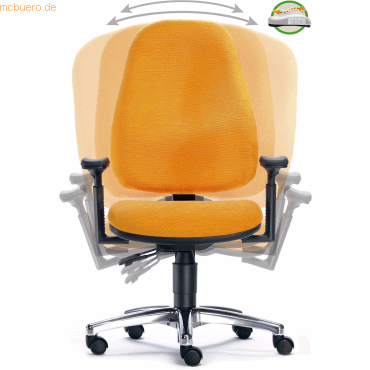 Sitwell Steifensand AG Bürodrehstuhl Lady Fitness m. Armlehne Alu-Fußk Sitwell Steifensand AG Bürodrehstuhl Lady Fitness m. Armlehne Alu-Fußk von Sitwell Steifensand AG