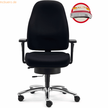 Sitwell Steifensand AG Bürodrehstuhl Lady Sitwell mit Armlehnen Alu-Fu Sitwell Steifensand AG Bürodrehstuhl Lady Sitwell mit Armlehnen Alu-Fu von Sitwell Steifensand AG
