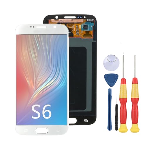 SiuVorZhi LCD Display Kompatibel mit Samsung Galaxy S6 G920 SM-G920F G920F G920FD LCD Display Touchscreen Montage Reparatur Ersatzteile mit Werkzeug von SiuVorZhi