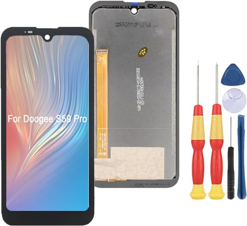 SiuVorZhi LCD Display Kompatibel mit DOOGEE S59 Pro LCD Display Touchscreen Montage Reparatur Ersatzteile mit Werkzeug von SiuVorZhi