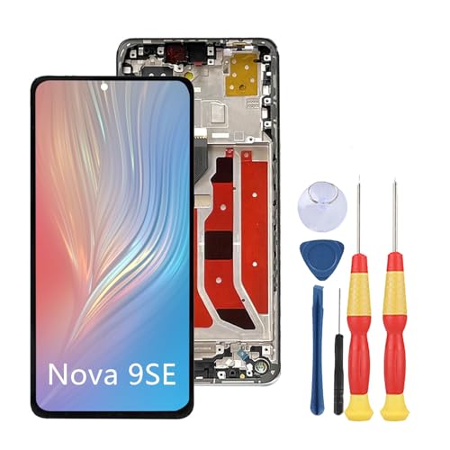 SiuVorZhi LCD Display Kompatibel mit Huawei Nova 9 SE LCD Display Touchscreen Montage Reparatur Ersatzteile mit Werkzeug (Schwarz) von SiuVorZhi