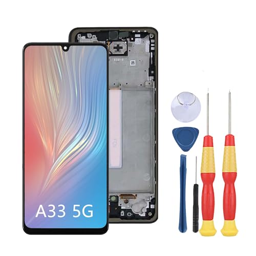 SiuVorZhi LCD Display Kompatibel mit Samsung Galaxy A33 5G A336B A336U A336E LCD Display Touchscreen Montage Reparatur Ersatzteile mit Werkzeug von SiuVorZhi