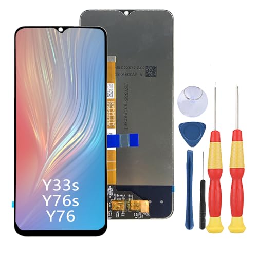 SiuVorZhi LCD Display Kompatibel mit VIVO Y33s Y76s Y76 5g Y74s Y33t Y21t LCD Display Touchscreen Montage Reparatur Ersatzteile mit Werkzeug von SiuVorZhi