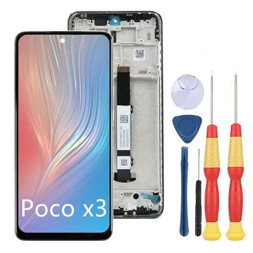 SiuVorZhi LCD Display Kompatibel mit Xiaomi Poco X3/X3 Pro NFC M2007J20CG LCD Display Touchscreen Montage Reparatur Ersatzteile mit Werkzeug SiuVorZhi LCD Display Kompatibel mit Xiaomi Poco X3/X3 Pro NFC M2007J20CG LCD Display Touchscreen Montage Reparatur Ersatzteile mit Werkzeug von SiuVorZhi