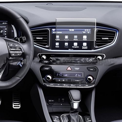 Siuku Kompatibel mit Hyundai für Ioniq 2017–2018–2019, Autoradio, GPS-Navigation, gehärtetes Glas, gehärtetes Glas, Displayschutzfolie Navigationsschutzfolie von Siuku