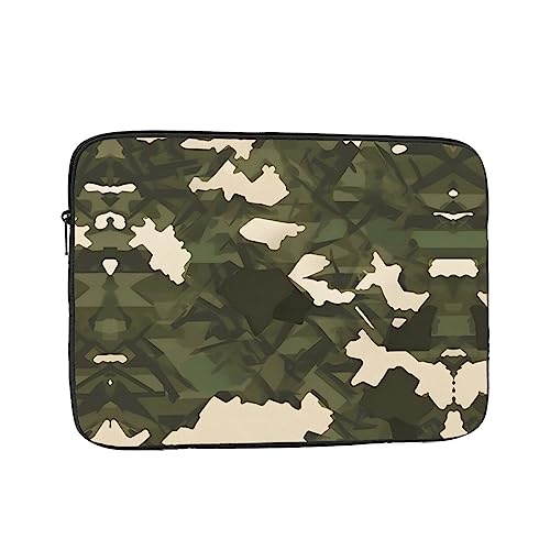 Army Camouflage Laptop Hülle, Laptop Hülle, Laptop Hülle, Laptop Tasche Schutz Notebook Tasche Aktentasche 10 Zoll 12 Zoll 13 Zoll 15 Zoll 17 Zoll von Siulas