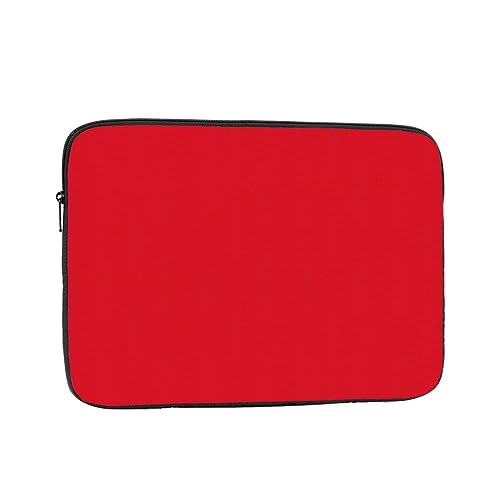 Solide Farbe Rot Laptop Hülle,Laptop Hülle,Laptop Tasche,Laptop Tasche Schützende Notebook Tasche Aktentasche 10 Zoll 12 Zoll 13 Zoll 15 Zoll 17 Zoll von Siulas