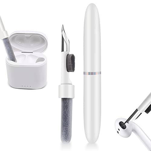 Siumir Reinigungsstift Bluetooth-Kopfhörer Kompatibel mit Airpods Reinigung Set Ohrhörer-Reinigungswerkzeug mit Weiche Bürste für Kopfhörer, Ladebox, Kamera von Siumir
