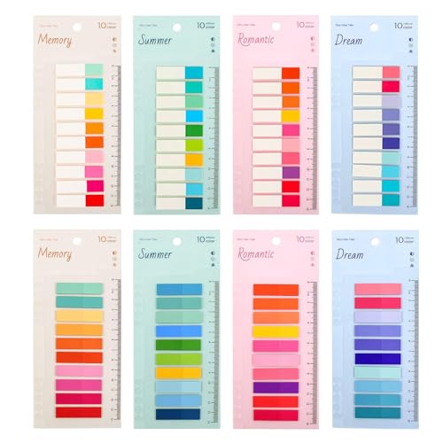 Haftnotizen,1600 Stück Sticky notes,8 Stile Transparent Post it mit Lineal, Selbstklebend Haftstreifen, Klein Klebezettel Notizzettel, Plaude note Haftmarker Index Book Tabs für Büro Schule Haftnotizen,1600 Stück Sticky notes,8 Stile Transparent Post it mit Lineal, Selbstklebend Haftstreifen, Klein Klebezettel Notizzettel, Plaude note Haftmarker Index Book Tabs für Büro Schule von Sivono