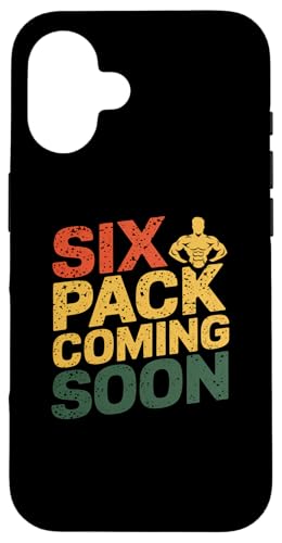 Lustiger Fitness-Liebhaber, lustige Sixpack-Zitate, Sixpack, bald erhältlich Hülle für iPhone 16 von Six Pack Quote Six Pack Coming Soon Shirt