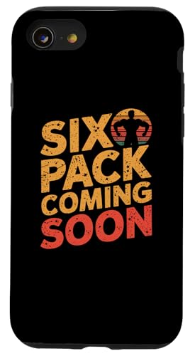 Lustiger Fitness-Liebhaber, lustige Sixpack-Zitate, Sixpack, bald erhältlich Hülle für iPhone SE (2020) / 7 / 8 von Six Pack Quote Six Pack Coming Soon Shirt