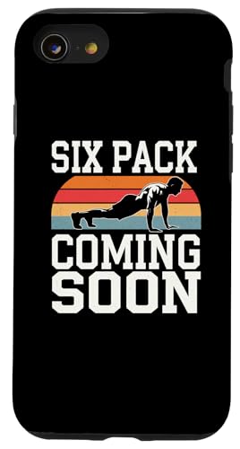 Lustiger Fitness-Liebhaber, lustige Sixpack-Zitate, Sixpack, bald erhältlich Hülle für iPhone SE (2020) / 7 / 8 von Six Pack Quote Six Pack Coming Soon Shirt