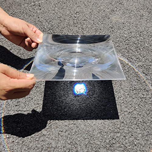Fresnel-Linse 150 x 150 mm, Brennweite 140 mm, Acryllinse (kein Glas), für Solarheizung, Vergrößerung, Optik/visuelle Bildung Fresnel-Linse 150 x 150 mm, Brennweite 140 mm, Acryllinse (kein Glas), für Solarheizung, Vergrößerung, Optik/visuelle Bildung von Six Seasons