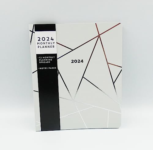 Monatsplaner 2024 Monatsplaner Monatsansicht Kalender Home Office Organizer (Monatsplaner-Tagebuch) von Sixstore