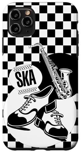 Mod Dub Reggae, einfarbig, kariert, Schuhtanz, coole Ska-Musik Hülle für iPhone 11 Pro Max von Ska Girl Boyz