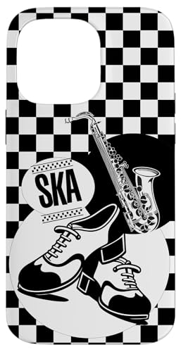 Mod Dub Reggae, einfarbig, kariert, Schuhtanz, coole Ska-Musik Hülle für iPhone 14 Pro Max von Ska Girl Boyz