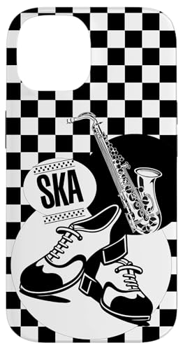 Mod Dub Reggae, einfarbig, kariert, Schuhtanz, coole Ska-Musik Hülle für iPhone 14 von Ska Girl Boyz