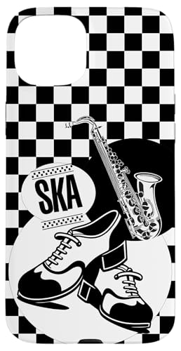 Mod Dub Reggae, einfarbig, kariert, Schuhtanz, coole Ska-Musik Hülle für iPhone 15 Plus von Ska Girl Boyz