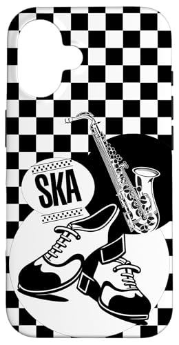 Mod Dub Reggae, einfarbig, kariert, Schuhtanz, coole Ska-Musik Hülle für iPhone 16 von Ska Girl Boyz