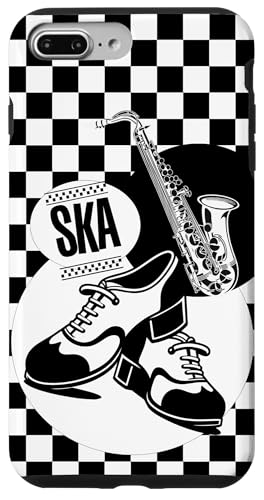 Mod Dub Reggae, einfarbig, kariert, Schuhtanz, coole Ska-Musik Hülle für iPhone 7 Plus/8 Plus von Ska Girl Boyz