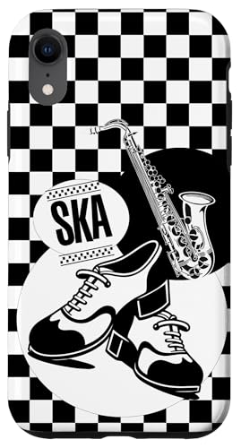 Mod Dub Reggae, einfarbig, kariert, Schuhtanz, coole Ska-Musik Hülle für iPhone XR von Ska Girl Boyz