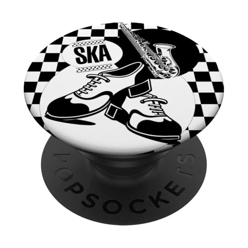 Mod Dub Reggae, einfarbig, kariert, Schuhtanz, coole Ska-Musik PopSockets Klebender PopGrip Mod Dub Reggae, einfarbig, kariert, Schuhtanz, coole Ska-Musik PopSockets Klebender PopGrip von Ska Girl Boyz