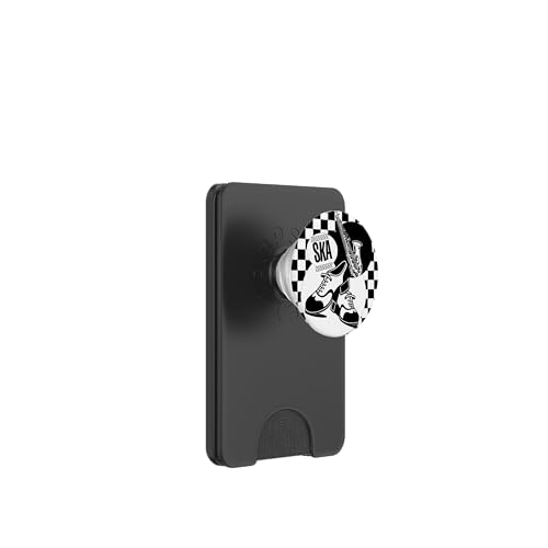 Mod Dub Reggae, einfarbig, kariert, Schuhtanz, coole Ska-Musik PopSockets PopWallet für MagSafe Mod Dub Reggae, einfarbig, kariert, Schuhtanz, coole Ska-Musik PopSockets PopWallet für MagSafe von Ska Girl Boyz