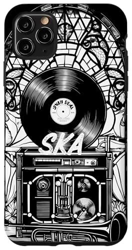 Mod Dub Reggae Mosaik Monochrome Vinyl Schallplatte Ska Music Hülle für iPhone 11 Pro Max Mod Dub Reggae Mosaik Monochrome Vinyl Schallplatte Ska Music Hülle für iPhone 11 Pro Max von Ska Girl Boyz