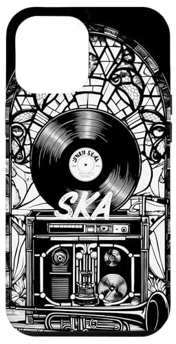 Mod Dub Reggae Mosaik Monochrome Vinyl Schallplatte Ska Music Hülle für iPhone 12 Pro Max Mod Dub Reggae Mosaik Monochrome Vinyl Schallplatte Ska Music Hülle für iPhone 12 Pro Max von Ska Girl Boyz