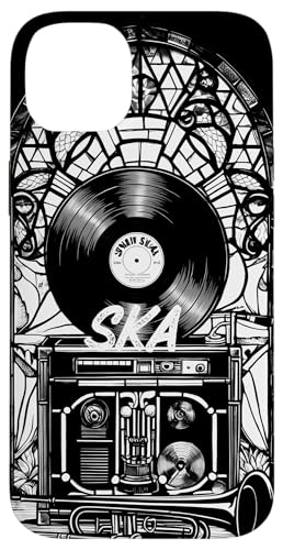 Mod Dub Reggae Mosaik Monochrome Vinyl Schallplatte Ska Music Hülle für iPhone 14 Plus Mod Dub Reggae Mosaik Monochrome Vinyl Schallplatte Ska Music Hülle für iPhone 14 Plus von Ska Girl Boyz