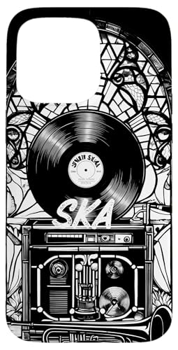 Mod Dub Reggae Mosaik Monochrome Vinyl Schallplatte Ska Music Hülle für iPhone 15 Pro Max Mod Dub Reggae Mosaik Monochrome Vinyl Schallplatte Ska Music Hülle für iPhone 15 Pro Max von Ska Girl Boyz