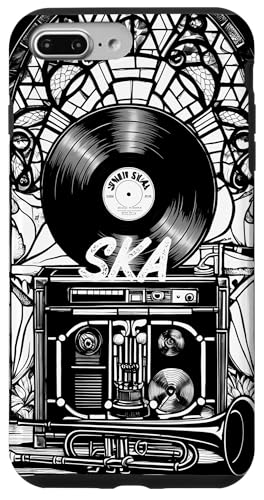 Mod Dub Reggae Mosaik Monochrome Vinyl Schallplatte Ska Music Hülle für iPhone 7 Plus/8 Plus Mod Dub Reggae Mosaik Monochrome Vinyl Schallplatte Ska Music Hülle für iPhone 7 Plus/8 Plus von Ska Girl Boyz