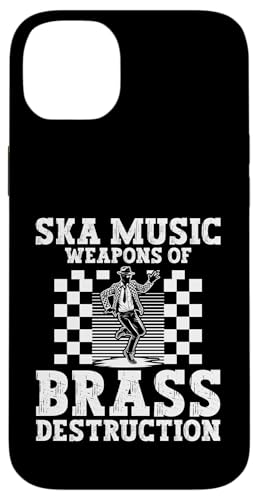 Karibik Musikwaffen Jamaikanischer Musikliebhaber Ska Musik Hülle für iPhone 14 Plus von Ska Music Costume For Ska Fans & Ska Reggae Lover
