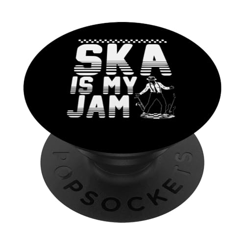Ska-Musikfans My Jam Karibischer Musikliebhaber Ska Reggae PopSockets Klebender PopGrip von Ska Music Costume For Ska Fans & Ska Reggae Lover