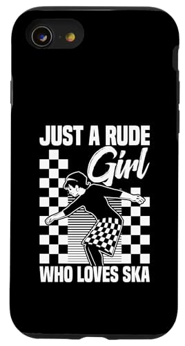 Ska-Musikfans Unhöfliches Mädchen Jamaikanischer Musikliebhaber Ska Reggae Hülle für iPhone SE (2020) / 7 / 8 von Ska Music Costume For Ska Fans & Ska Reggae Lover