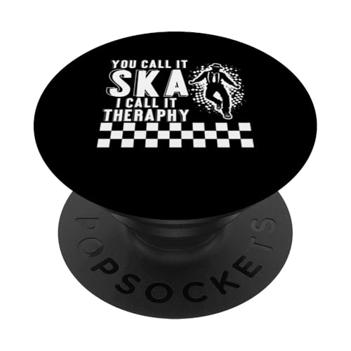 Ska Musikliebhaber-Therapie Jamaikanischer Musikliebhaber Ska Music PopSockets Klebender PopGrip von Ska Music Costume For Ska Fans & Ska Reggae Lover