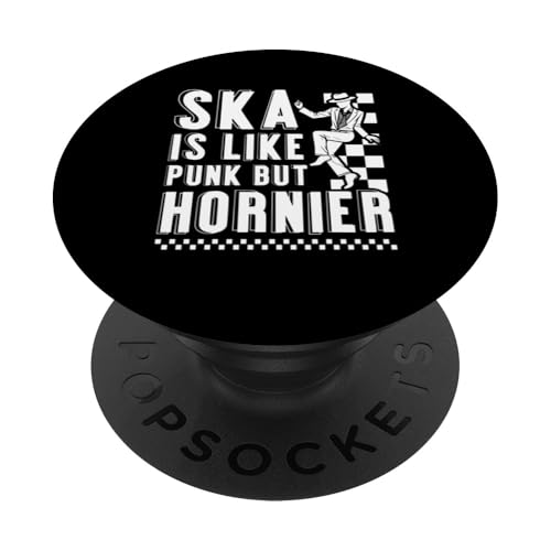 Ska-Musikliebhaber wie Punk Karibischer Musikliebhaber Ska-Musik PopSockets Klebender PopGrip von Ska Music Costume For Ska Fans & Ska Reggae Lover