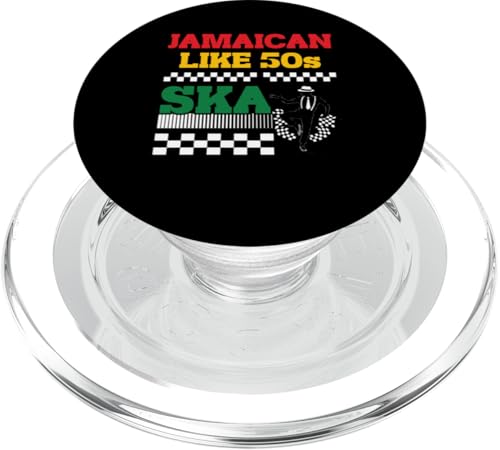 Ska Regga Musik wie Karibischer Musikliebhaber der 50er Jahre Ska-Musiker PopSockets PopGrip für MagSafe von Ska Music Costume For Ska Fans & Ska Reggae Lover