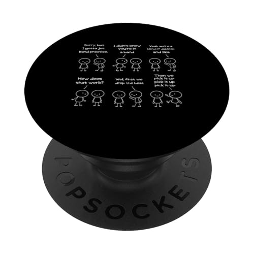 Ska-Reggae-Liebhaber Fan Jamaikanischer Musikliebhaber Ska Reggae PopSockets Klebender PopGrip von Ska Music Costume For Ska Fans & Ska Reggae Lover