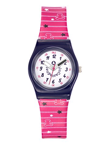 Lulu Castagnette Mdchen Analog Quarz Uhr mit Plastik Armband 38777 von Skagen